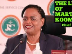 Martha Koome (Chief Justice) Biography: Lifestyle, Ladyship, Law, Education and more.